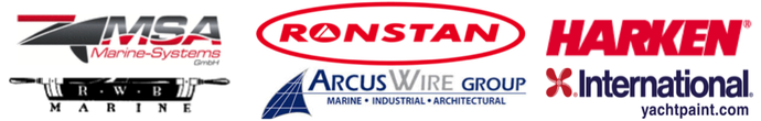 marine systems, ronstan, harken, RWB marine, arcus wire group, international paints